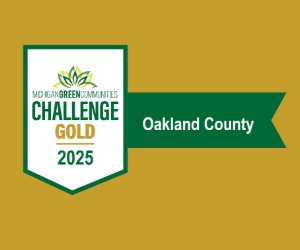 Oakland County Again Earns Gold Certification for Environmental Leadership